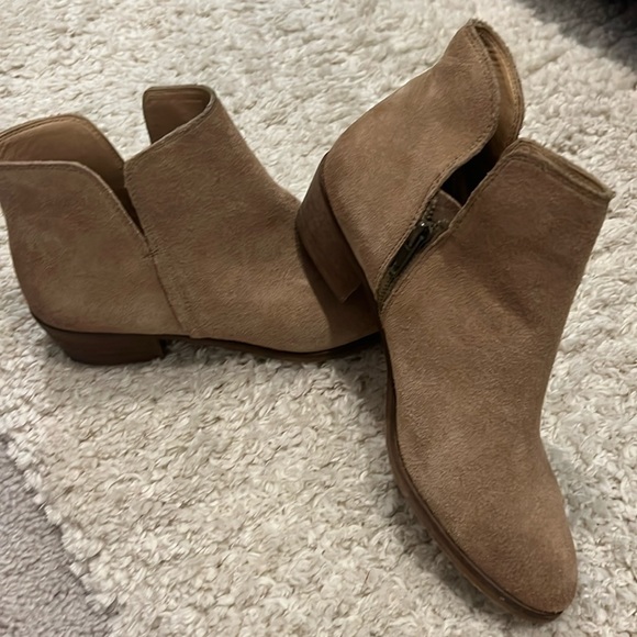 Splendid leather upper tan booties size 7.5 excellent used condition! - Picture 1 of 6
